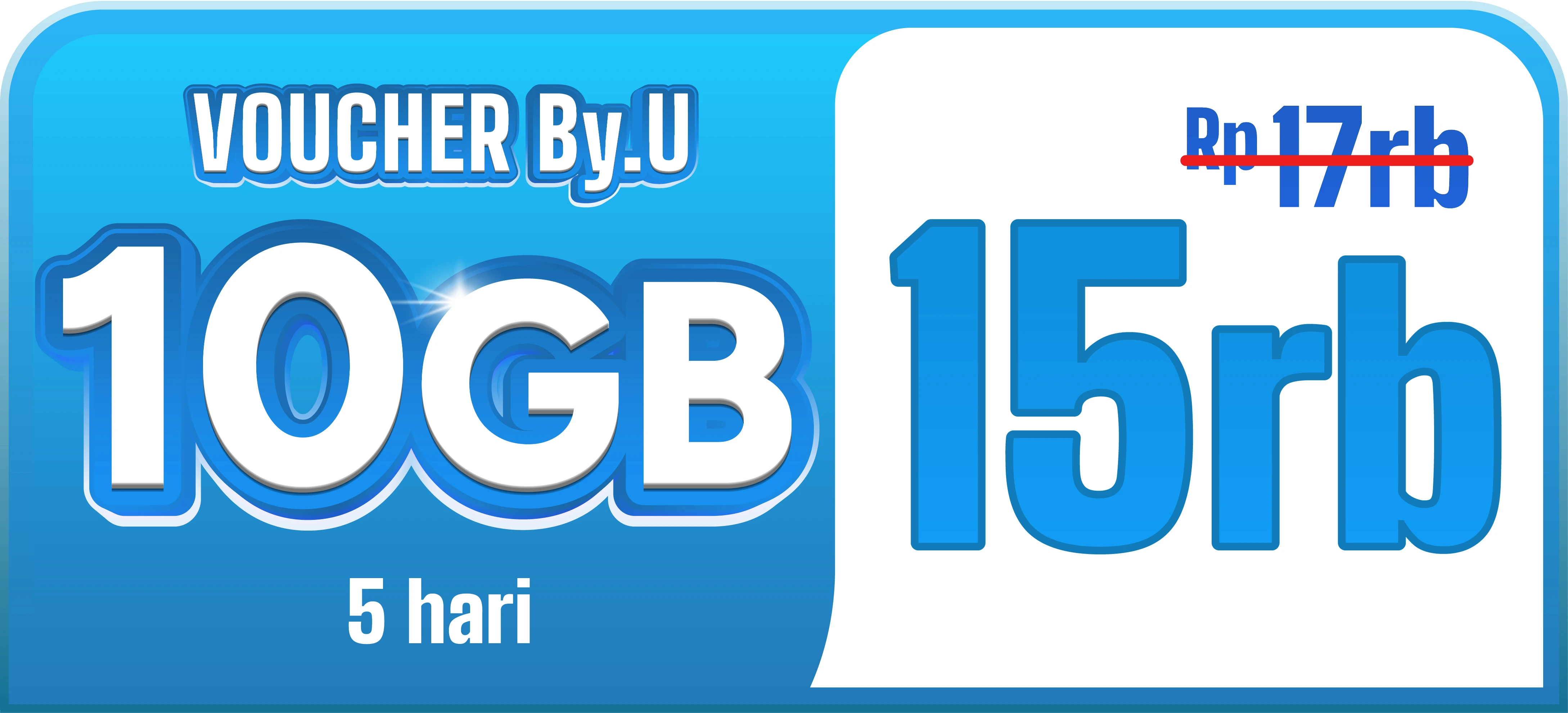 Banner by.U 10GB 5 Hari