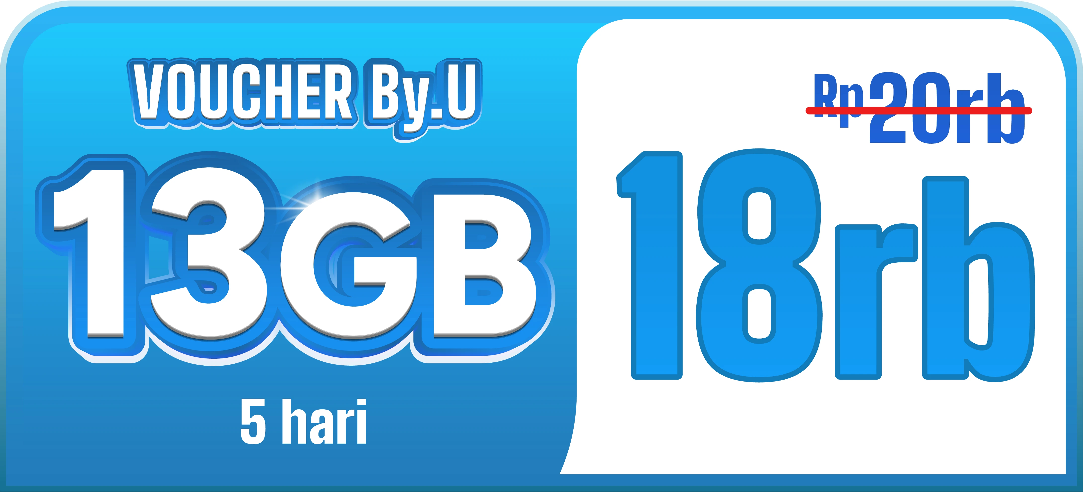 Banner by.U 13GB 5 Hari