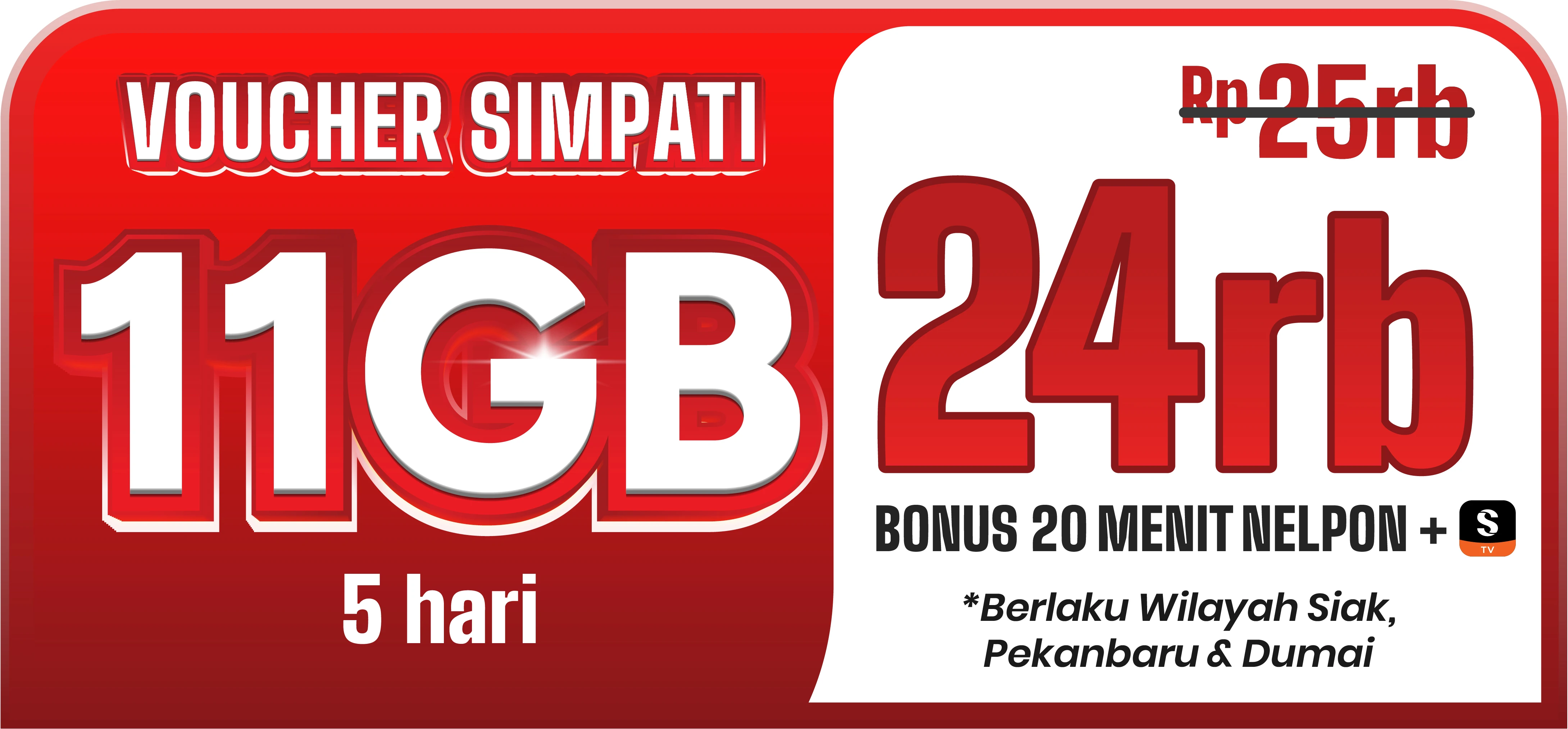 Banner Simpati 11GB 5 Hari