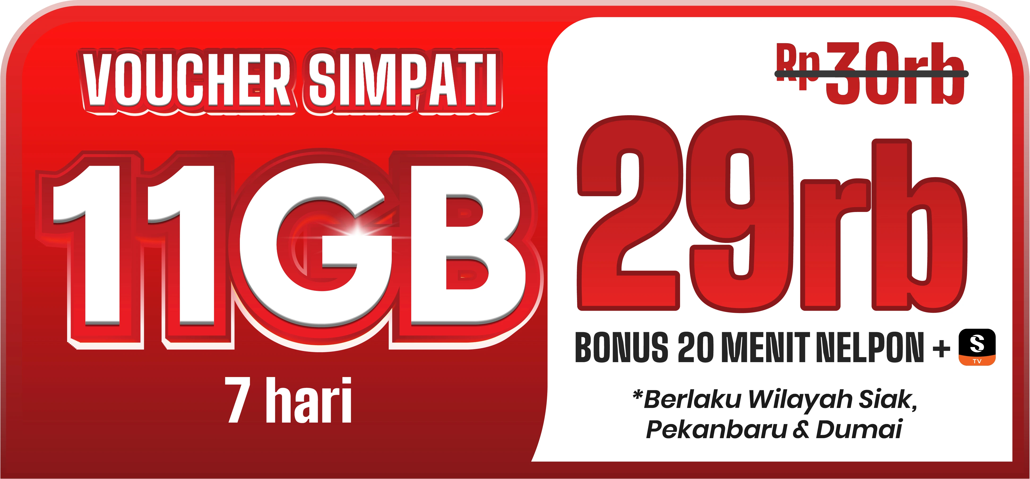 Banner Simpati 11GB 7 Hari