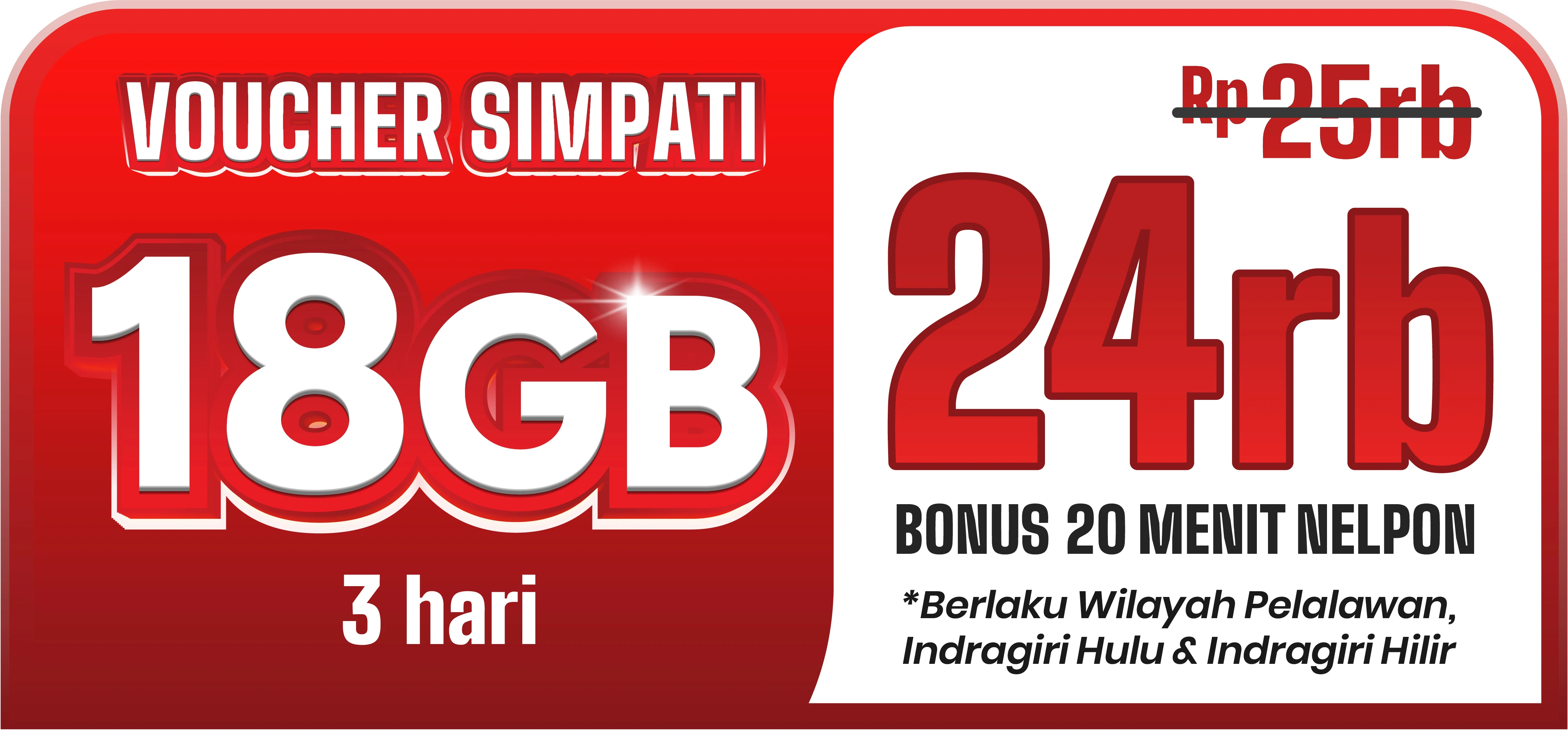 Banner Simpati 18GB 3 Hari