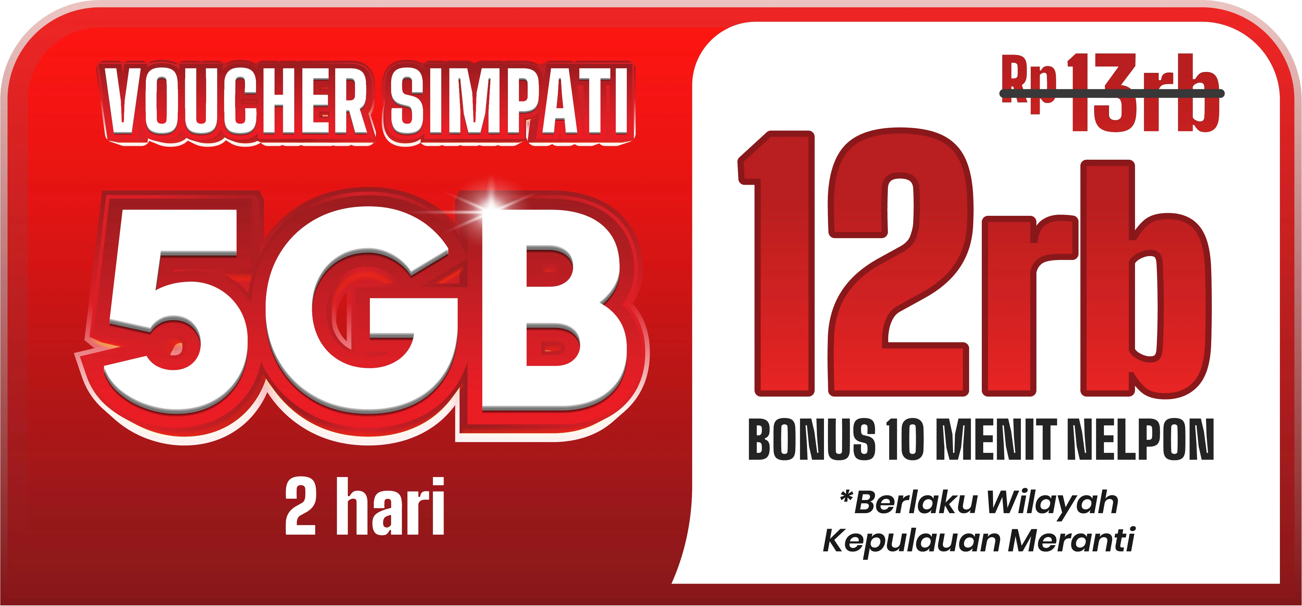 Banner Simpati 5GB 2 Hari