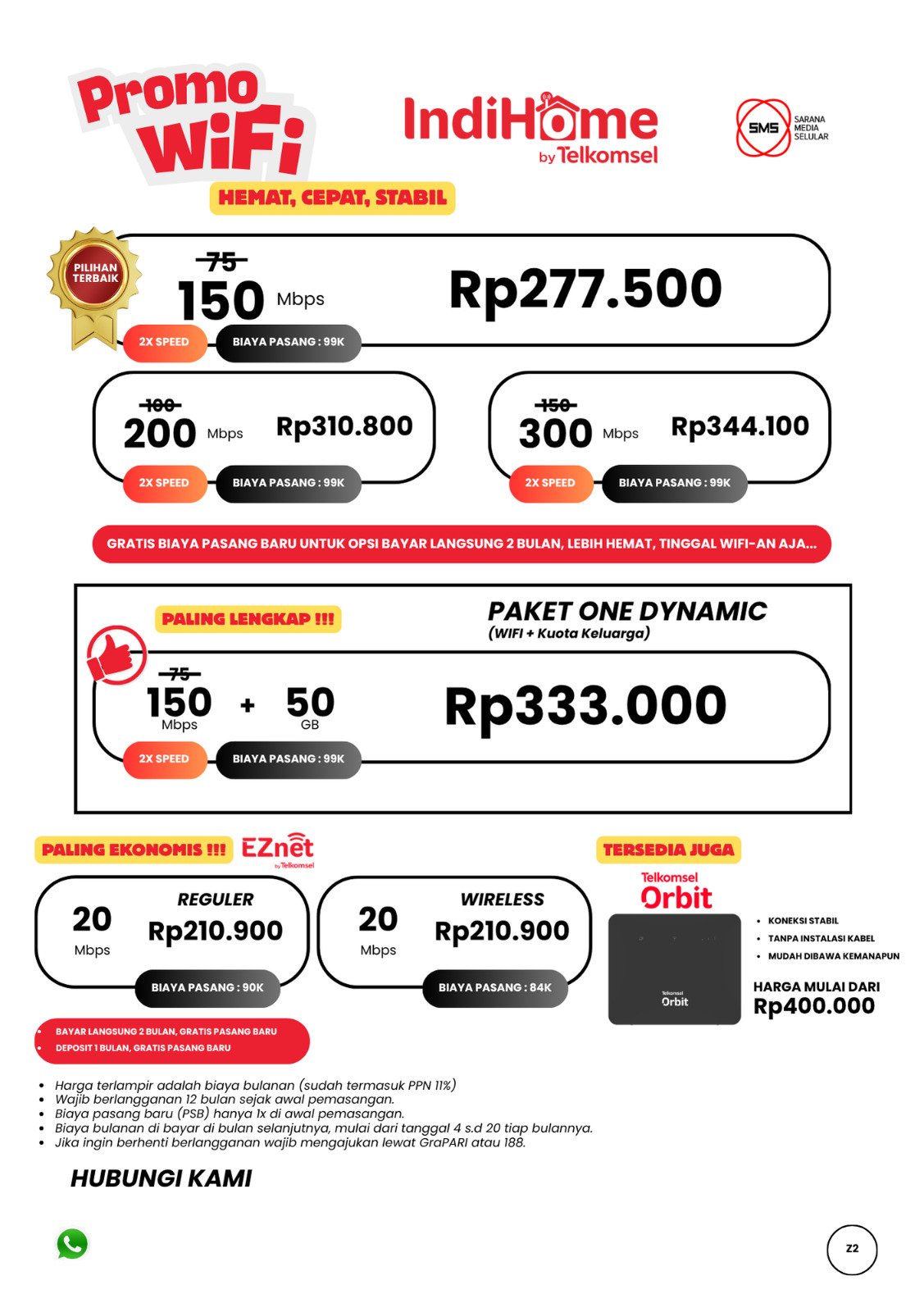 Foto IndiHome 20Mbps